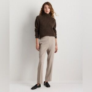 Quince Beige Women's Trousers